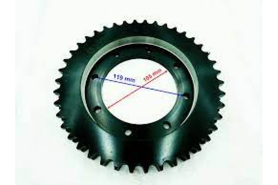 ATV ARKA DİŞLİ 530-42T İKİZ İÇ 105 mm 8 DELİKLİ IND ÖM