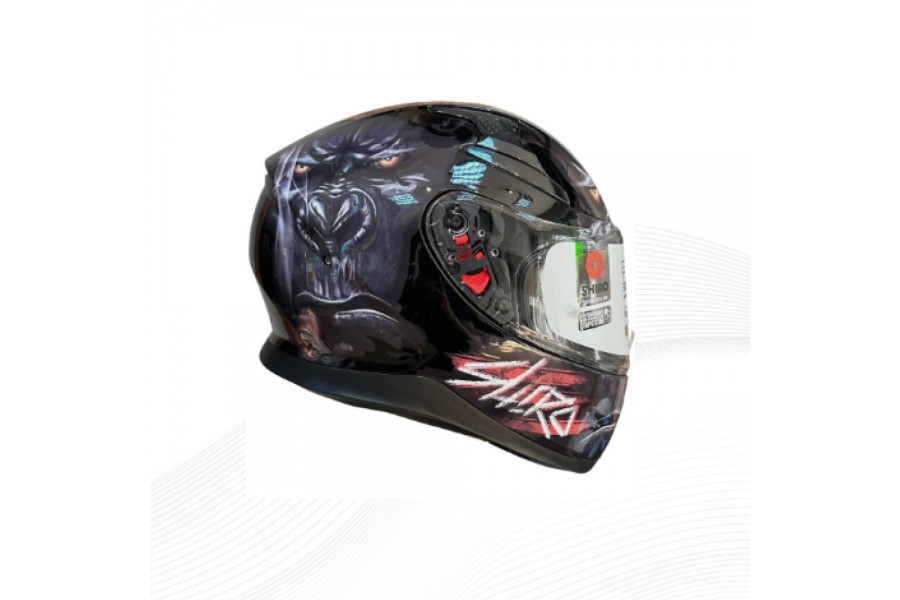 SHIRO KASK FullFace KATANA GORILLA SV (Gozluklu) Grafik 2XL _2XL 6364