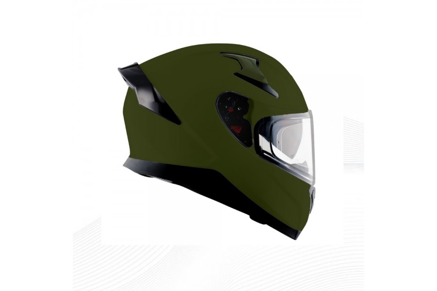 SHIRO KASK FullFace KATANA M.C SV (Gozluklu) Mat Askeri Yesil L _L 5960