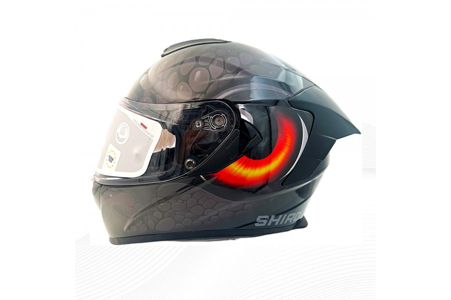 SHIRO KASK FullfaFC RAPTOR MAMBA SV (Gozluklu) Grafik Siyah XL _XL 6162