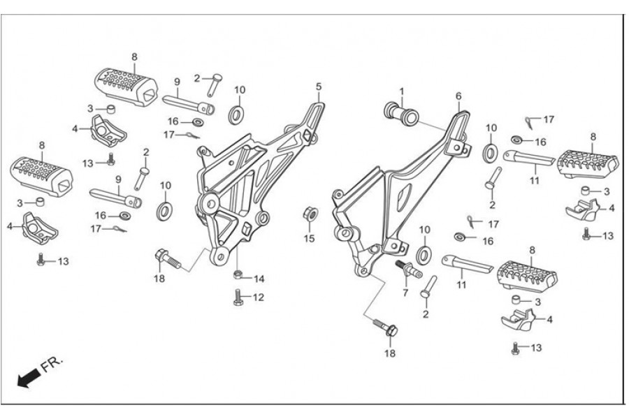 HERO KARIZMA PIVOT BRAKET PIMI