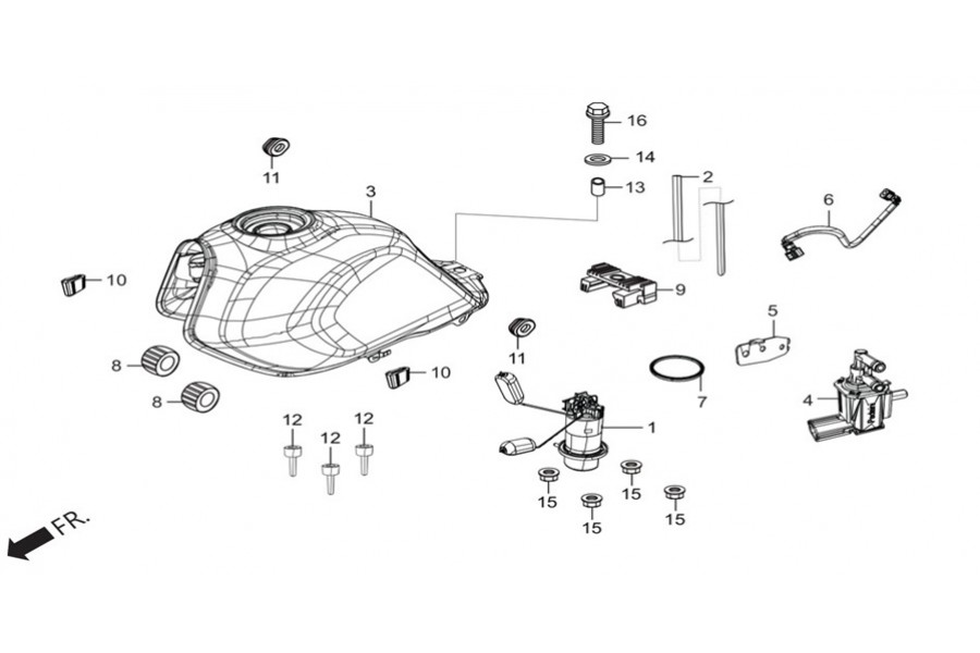 HERO XPULSE 200T CONTA YAKIT POMPASI