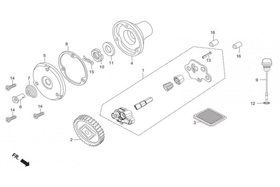 HERO XPULSE 200 YAG POMPAS ROTOR KAPAK PIMI