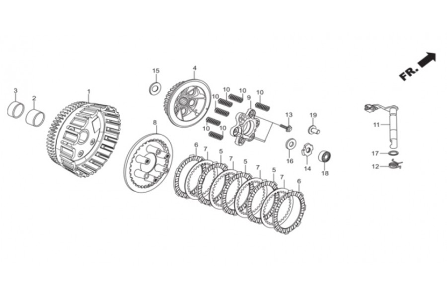 HERO IGNITOR 125 BURC DEBRIYAJ