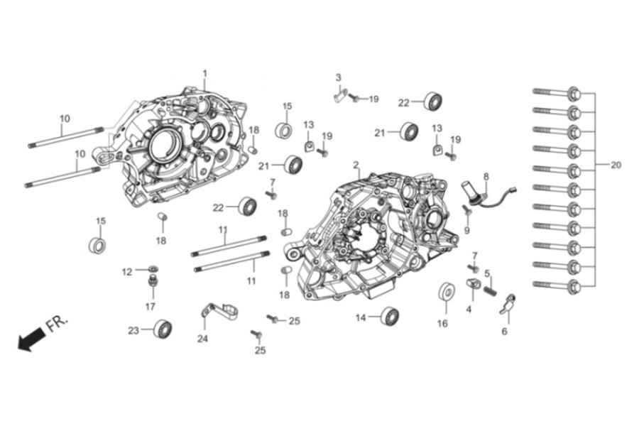 HERO IGNITOR 125 BRAKET