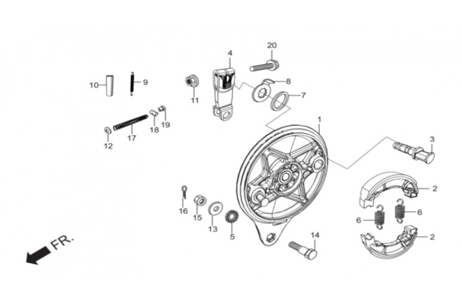 HERO IGNITOR 125 ARKA FREN EKZANTRIK MILI HERO IGNITOR 125 ARKA FREN EKZANTRIK MILI