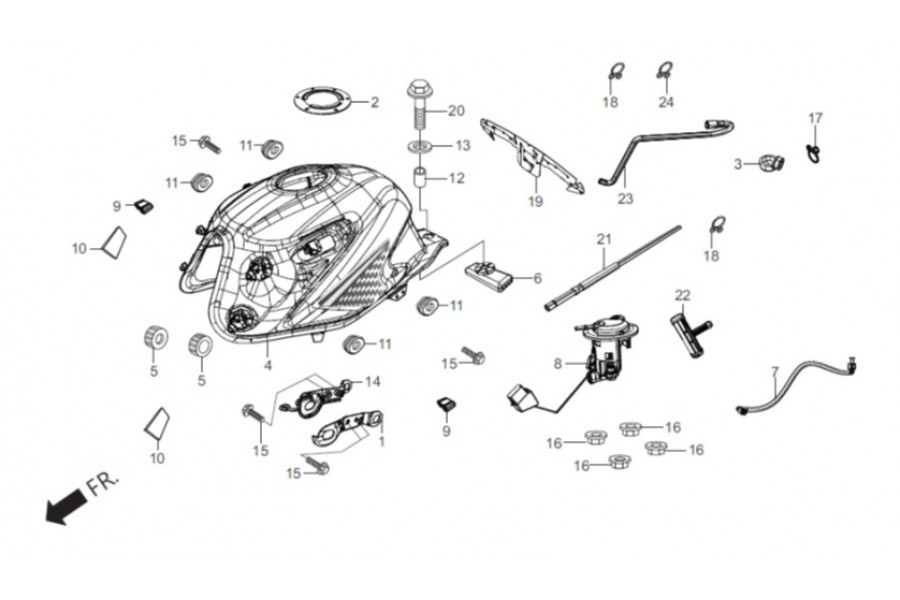 HERO IGNITOR 125 YAKIT POMPASI