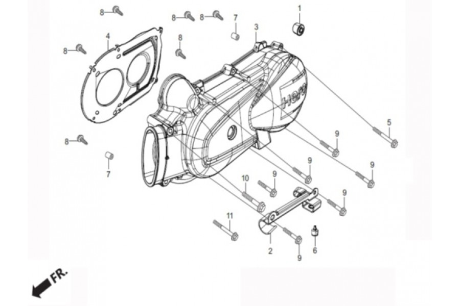 HERO DUET 125 DEBRIYAJ KAPAK PLAKA KAPAK