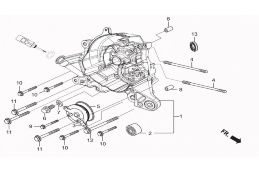 HERO DUET 125 MOTOR GOVDESI SAG