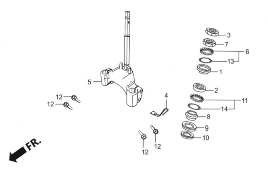 HERO DUET 125 KABLO BRAKETI