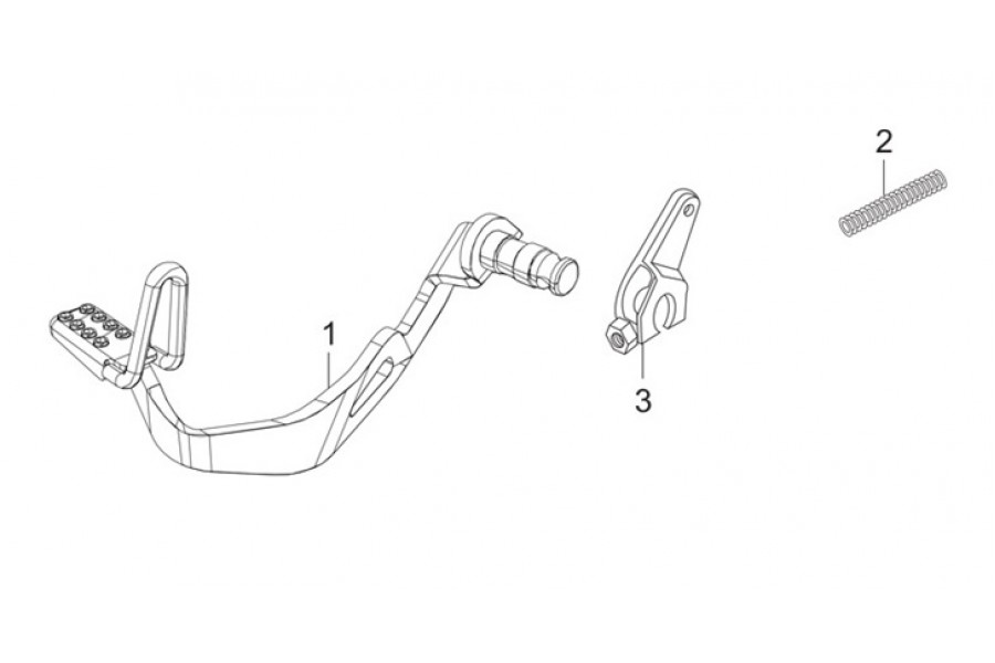 HERO HUNK 200R ARKA FREN PEDAL BRAKET