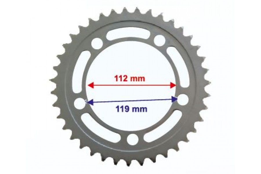 ARKA DİŞLİ 520-39T İÇ 112 mm 5 DELİKLİ IND HONDA NC 750 X(2014-2018) NC 750 S(2014-2016) ÖM