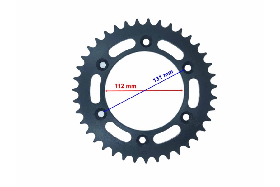 MOTORAN SPADA ANTON 200 ARKA DİŞLİ 520-39T İÇ 112 mm 6 DELİKLİ IND ÖM