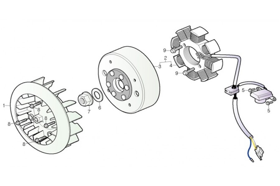 DAELİM YC 125 STATOR