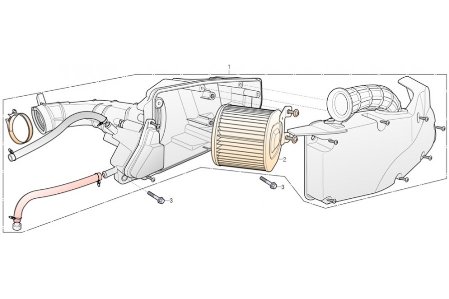 DAELİM YC 125 HAVA FILTRESI KOMPLE