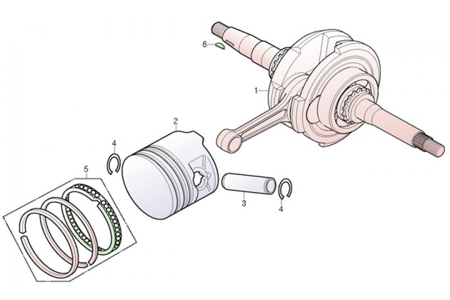 DAELİM YC 125 SEGMAN TAKIMI