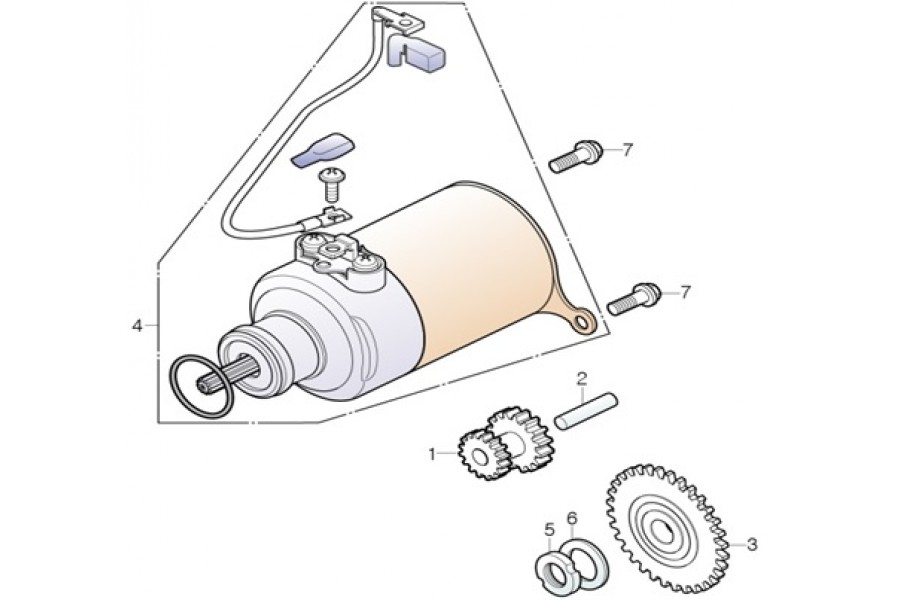 DAELİM YC 125 MARS MOTOR DISLISI