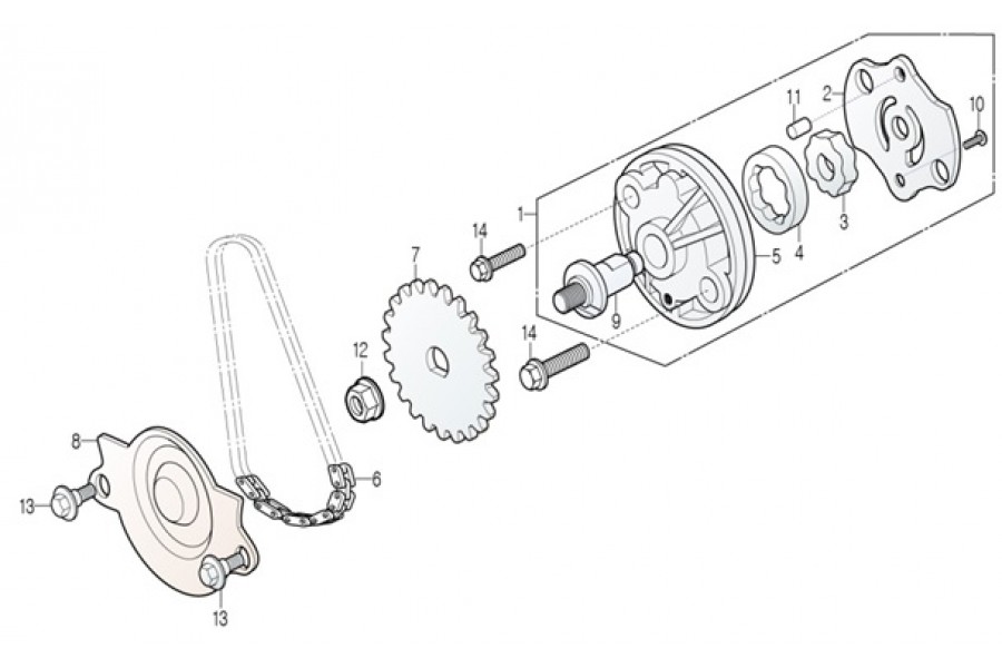 DAELİM YC 125 YAG POMPA SEPARATOR