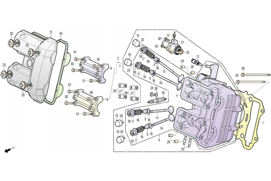 DAELİM SV 250 S3 SUBAP KAPAGI