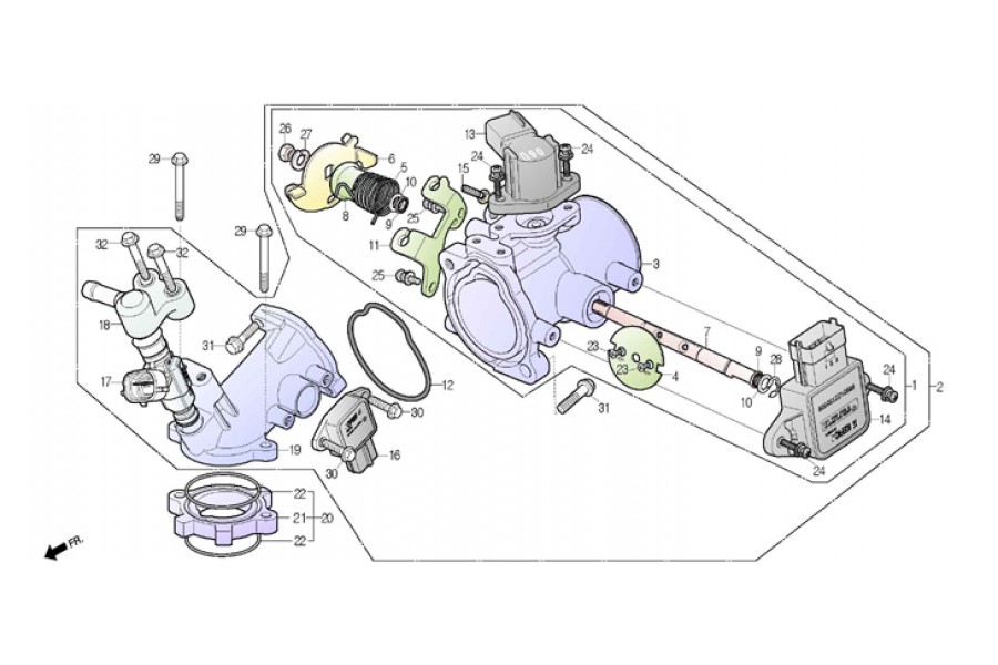 DAELİM SV 250 S3 YAKIT BESLEME KOMPLE