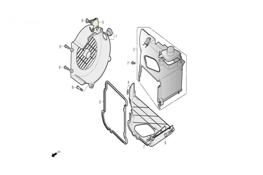 TS 50 DL50 BG FAN ALT KAPAK