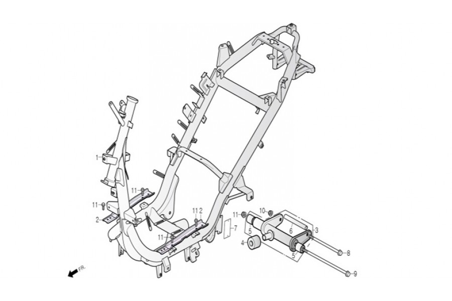 TS 50 DL50 BG ALT DOSEME BRAKETI