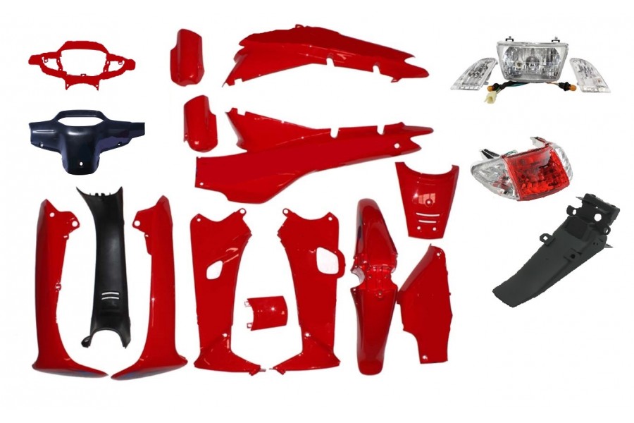 LİFAN 100 KAPORTA SETİ KIRMIZI FAR-STOP 20 PARÇA LİFAN 100 KAPORTA SETİ KIRMIZI FAR-STOP 20 PARÇA