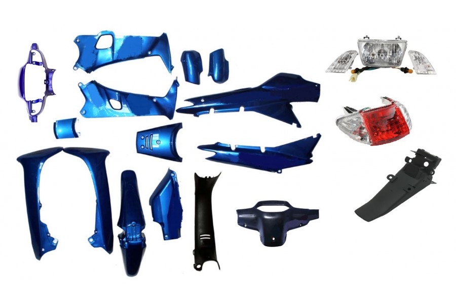 LİFAN 100 KAPORTA SETİ MAVİ FAR-STOP 20 PARÇA LİFAN 100 KAPORTA SETİ MAVİ FAR-STOP 20 PARÇA