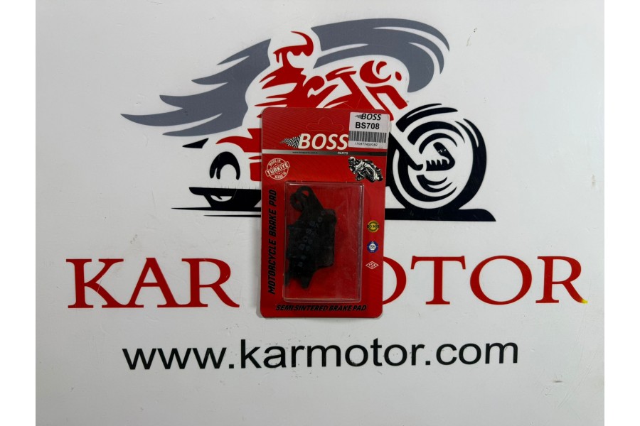 HONDA DİO 110 &Ouml;N FREN DİSK BALATASI BOSS SFA708 DİO 110 SUZUKİ UK 110 ADDRESS (17-..) YAMAHA TRİCİTY 125 (14-..)