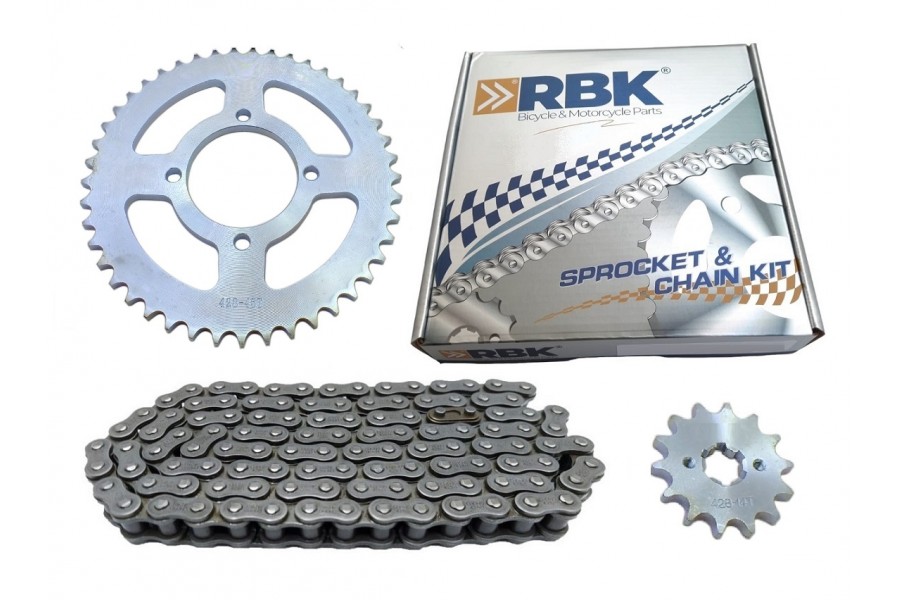 YAMAHA YBR ÖN-ARKA DİŞLİ ZİNCİR SET RBK 428H-128L 14-45T