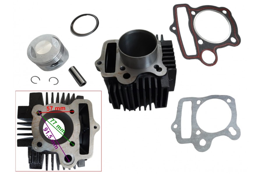 CUB 125 (AYDOS) (STD) SİLİNDİR 54 mm 14 PİM 69 BOY KOMPLE YK24 CUB 125 (AYDOS) (STD) SİLİNDİR 54 mm 14 PİM 69 BOY KOMPLE YK24