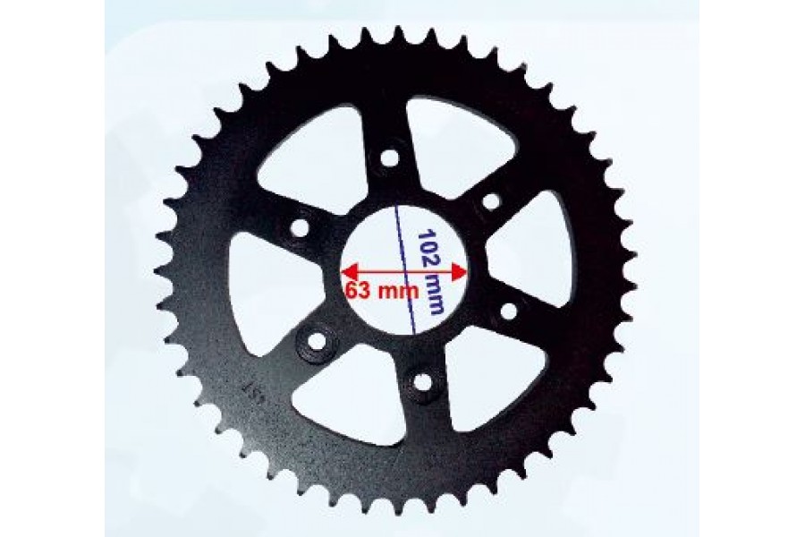 ARKA DİŞLİ 520-45T İÇ 63 mm 6 DELİKLİ BAJAJ DOMİNAR 400 - KTM DUKE 390 ÖM