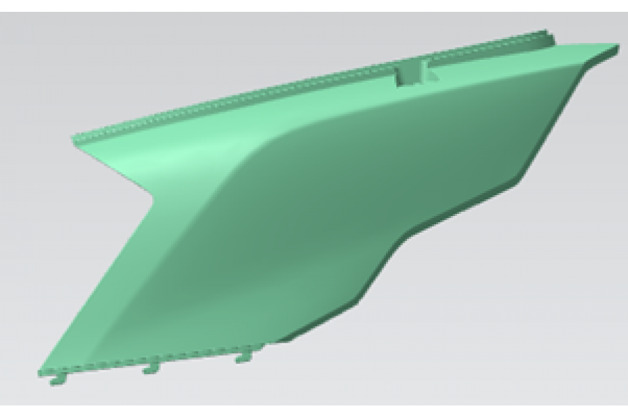 CSN PİGEON 1500 ARKA YAN PANEL SOL BEYAZ