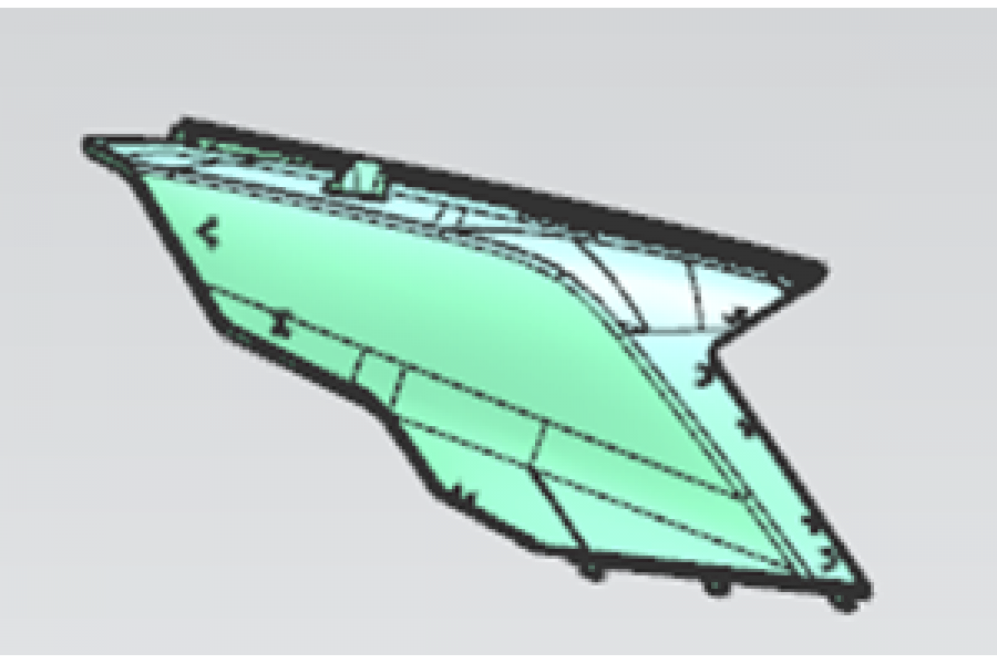 CSN PİGEON 1500 ARKA YAN PANEL SAĞ BEYAZ