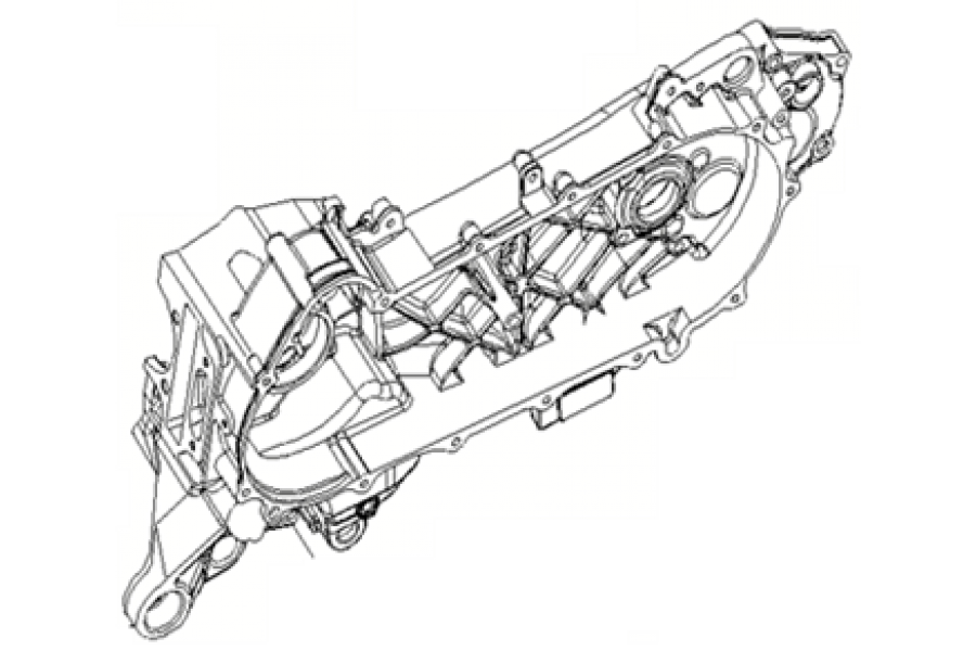 CSN FELİCİTY 125 MOTOR G&Ouml;VDESİ SOL