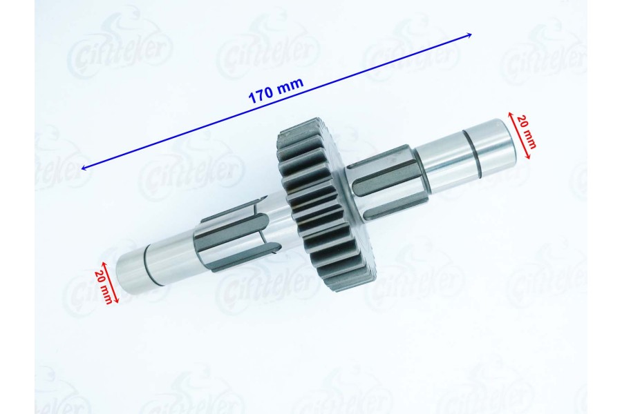 ATV AEON 400 ŞANZIMAN MİLİ 33T 170 mm 6 KANALLI ÖM