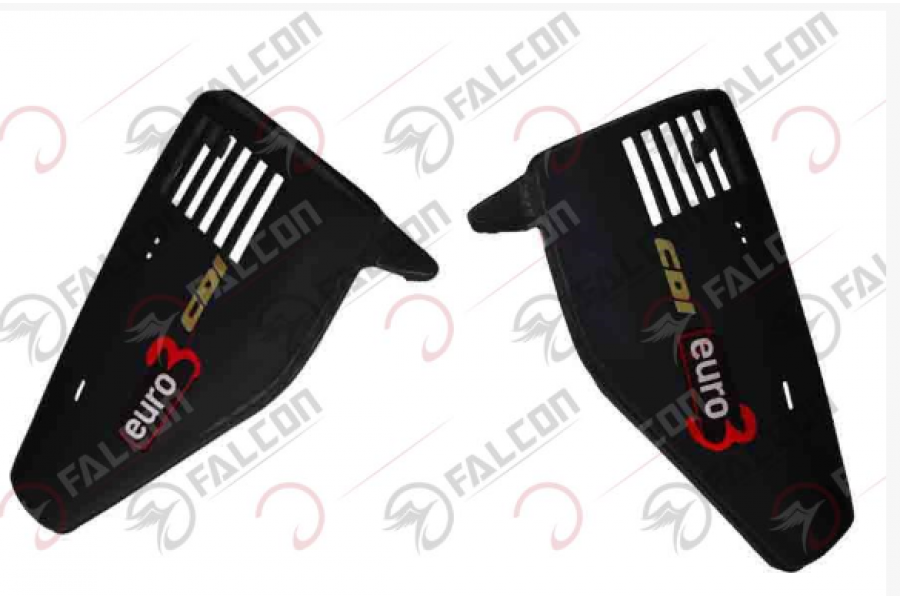 FALCON ATTACK 100-5 YAN KAPAK SAĞ SOL SİYAH TAKIM