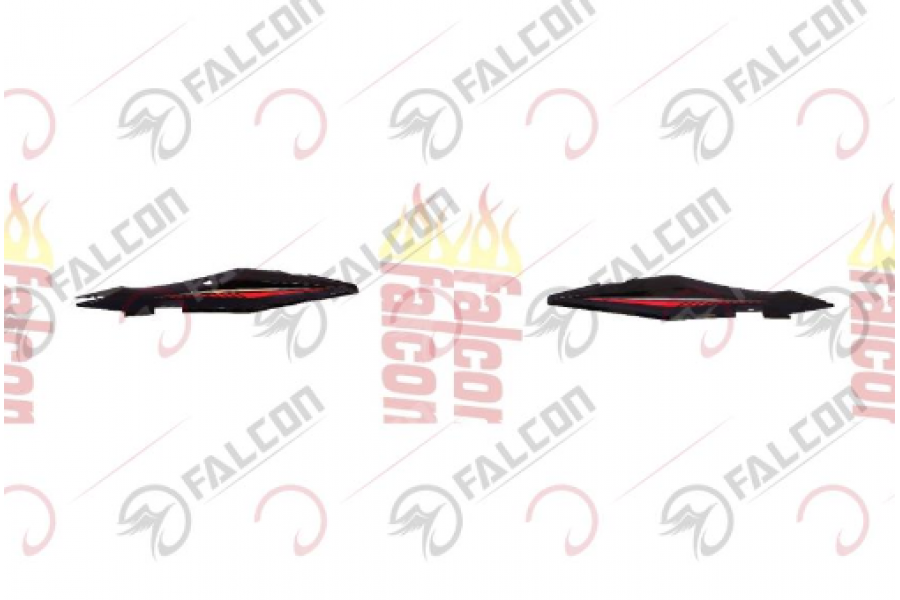 FALCON MEXİCO 150 (125 CC) ARKA KARENAJ SAĞ SOL KIRMIZI TAKIM