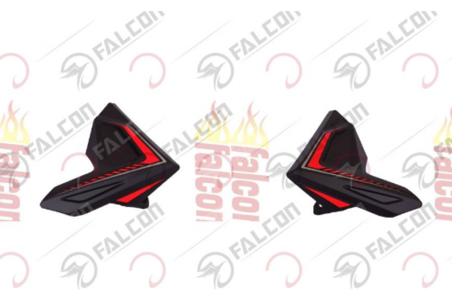 FALCON MEXİCO 150 (125 CC) DEPO YAN KARENAJ SAĞ SOL KIRMIZI TAKIM