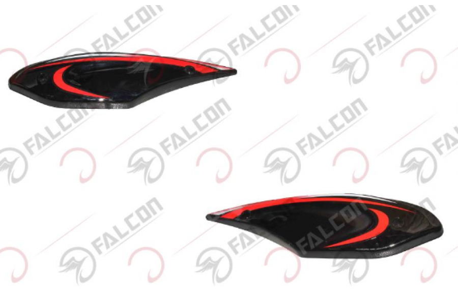 FALCON SERVICE 1500W  YAN KAPAK K&Uuml;&Ccedil;&Uuml;K SAĞ SOL SİYAH TAKIM