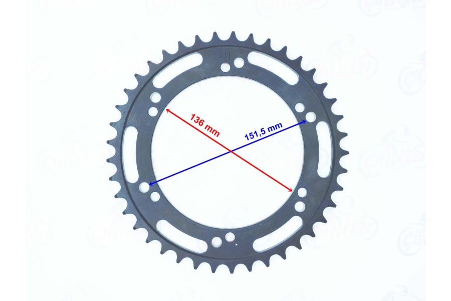 APRİLLA 650 İE ARKA DİŞLİ 520-41T İÇ 136 mm 6 DELİKLİ IND ÖM