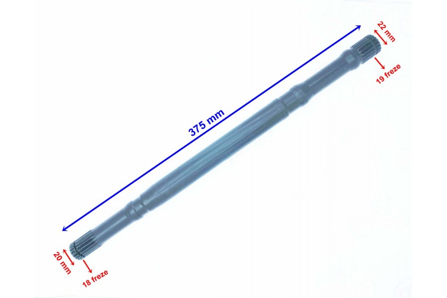 ATV 700 AKS DİFRANSİYELLİ 375 mm 18-19 FREZE ÖM