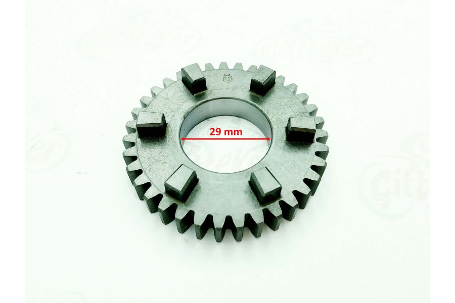 ATV LİNHAİ ŞANZIMAN DİŞLİ 35T İÇ 29 mm 0-6 TIRNAKLI (2) ÖM