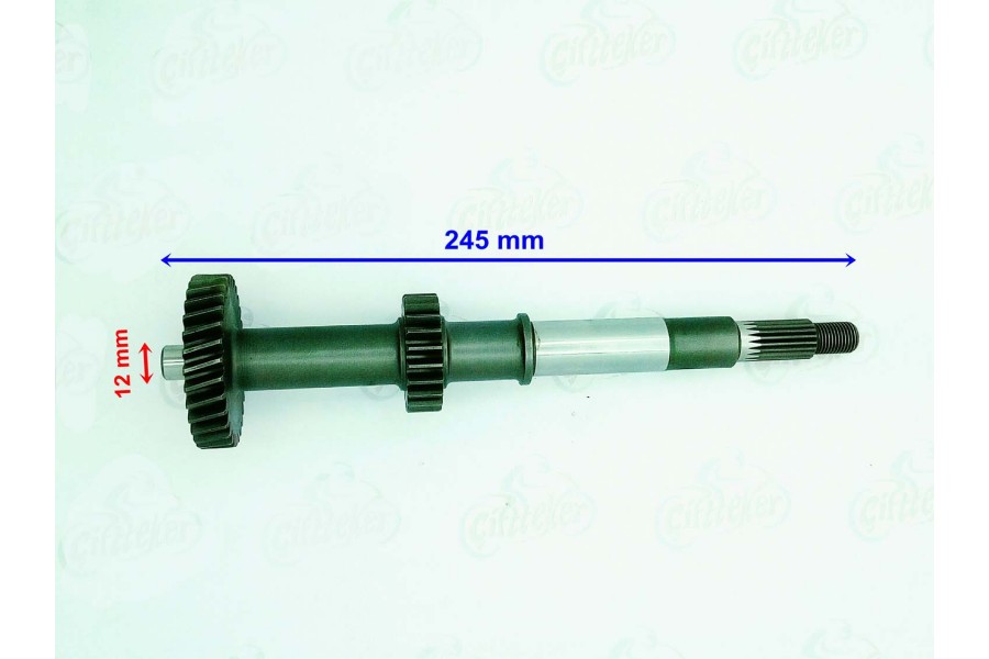 ATV LİNHAİ TAHRİK MİLİ 22-31T 245 mm (1) ÖM