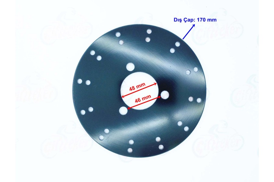 ATV LX 200 ÖN FREN DİSKİ 48-170 mm 3 DELİKLİ ÖM