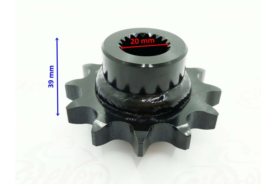 ATV ÖN DİŞLİ 530-12T İÇ 20 mm UZUNLUK 39 mm M ÖM