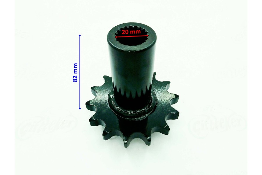 ATV ÖN DİŞLİ 530-14T İÇ 20 mm UZUNLUK 82 mm TM ÖM