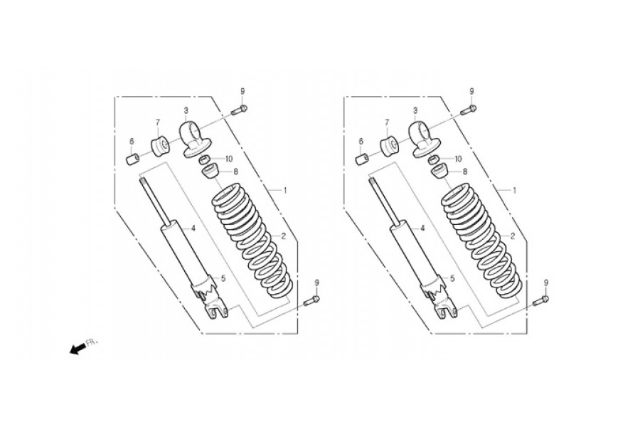 DAELİM SQ 125 ARKA AMORTISOR AD.