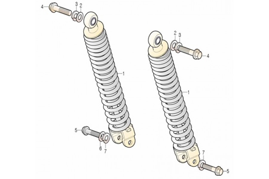 DAELİM YC 125 ARKA AMORTISOR