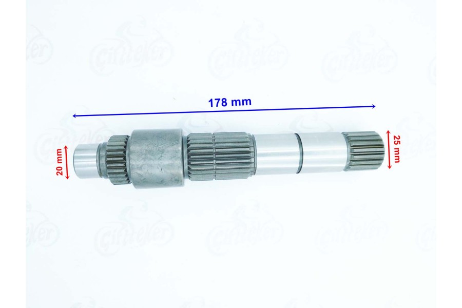 KAR MOTORU ŞANZIMAN ÇIKIŞ MİLİ 178 mm ÖM